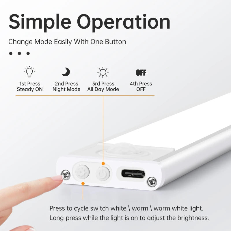 Led Inteligente 3 em 1 com Sensor de Movimento FQ LED